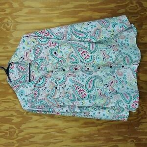 Kim Rogers paisley blouse